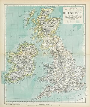 Letts's general map of The British Isles