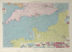 The English Channel; Inset Newport; Dover; Calais; Tilbury; Brest; Cherbourg; Le Havre; Plymouth ...