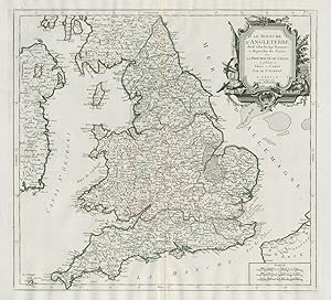 Le Royaume d'Angleterre divisé selon les sept Royaumes, ou Heptarchie des Saxons, avec la Princip...