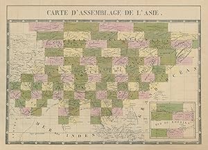 Carte d'Assemblage de l'Asie