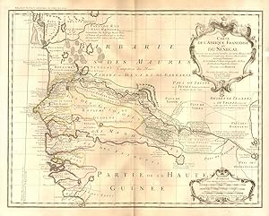 Carte de l'Afrique Françoise ou du Senegal [Map of French West Africa, or Senegal]