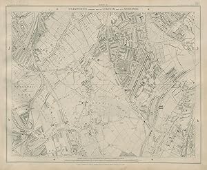 Stanford's Library map of London and its suburbs - Sheet 19