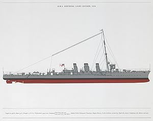 Seller image for H.M.S. Arethusa, Light Cruiser, 1914 for sale by Antiqua Print Gallery