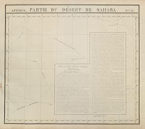 Image du vendeur pour Afrique - Partie du Dsert de Sahara [Note sur les Arabes Bdouins ou Monslemines] - No. 13 mis en vente par Antiqua Print Gallery