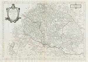 Royaume de Hongrie divisée dans ces cercles, et comtés dressés sur les meilleures cartes. À Venis...