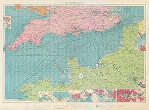The English Channel; Inset Newport; Dover; Calais; Tilbury; Brest; Cherbourg; Le Havre; Plymouth ...