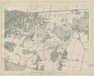 Stanford's Library map of London and its suburbs - Sheet 28