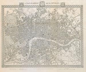 A plan of London and its environs