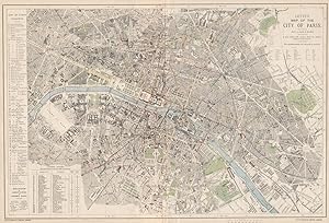 Letts's map of the City of Paris