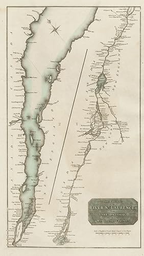 The course of the River St. Laurence from Lake Ontario to Manicouagan Point