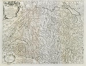 Seller image for L'Helvetia o'Paese de Svizzeri con li stati che sono a medesimi Collegati, e Soggetti divisa ne suoi Tredici Cantoni et altre Iurisdittioni [Helvetia or Switzerland, with its allied and subject states, divided into its thirteen cantons and other jurisdictions] for sale by Antiqua Print Gallery