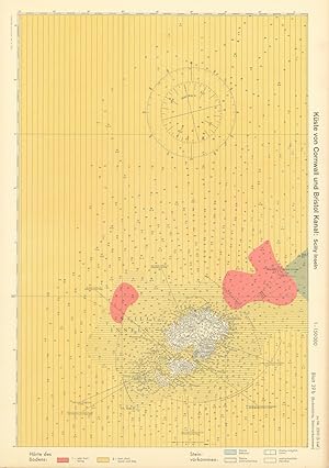 Blatt 39b. Bodenhärte. Steinvorkommen. Küste von Cornwall und Bristol Kanal. Scilly Inseln [Sheet...