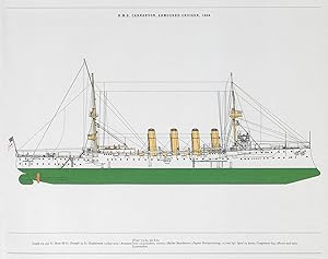 Seller image for H.M.S. Carnarvon, Armoured Cruiser, 1904 for sale by Antiqua Print Gallery
