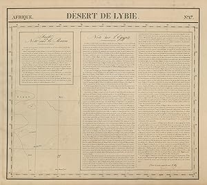 Afrique - Désert de Lybie [Suite de la Note sur le Barca; Note sur l'Egypte] - No. 17