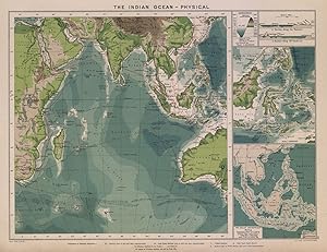 The Indian Ocean - Cables and Wireless Stations; Pacific Ocean; The Malay Archipelago showing Vis...