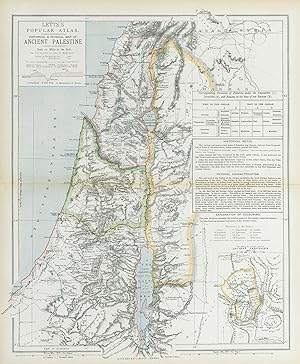 Letts's Historical and Physical map of Ancient Palestine