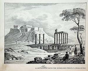 ATHENS, Acropolis, Greece, original print ca.1830