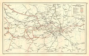 Map of the Underground railways of London