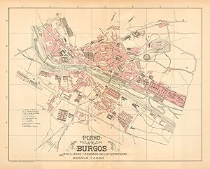 Plano de Burgos. Facilitado y revisado por el Ayuntamiento