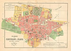 Plano de Castellon de la Plana. Facilitado y revisado por el Ayuntamiento