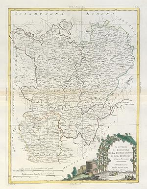 Imagen del vendedor de Li Governi di Borgogna della Franca Contea e del Lyonois di nuova projezione a la venta por Antiqua Print Gallery