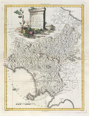 Terra di Lavoro e Contea di Molise tratta dalle carte del Sigr. Rizzi Zannoni