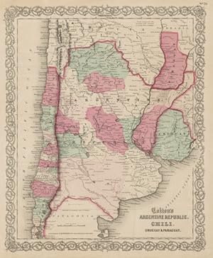 Seller image for Colton's Argentine Republic, Chili, Uruguay & Paraguay for sale by Antiqua Print Gallery