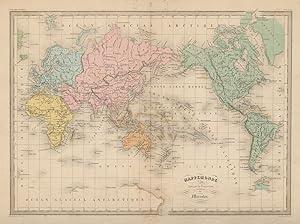 Mappemonde suivant la Projection de Mercator [World Map following the Mercator Projection]