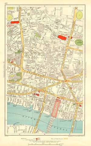 City of London: Barbican, Moorgate, Bank, Mansion House, Cannon Street, Cheapside