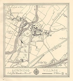 Immagine del venditore per Sonning village venduto da Antiqua Print Gallery