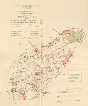 Diagram of the Alterations Proposed by the Boundaries Commission, in the County of Northampton