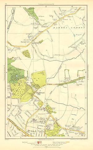 Seller image for Arkley, Barnet Gate, Highwood Hill, Mill Hill Arkley, Barnet Gate, Highwood Hill, Mill Hill for sale by Antiqua Print Gallery