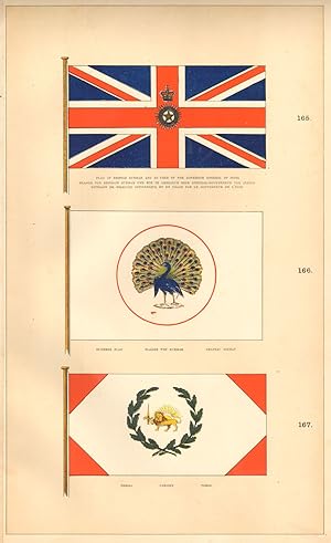 165. Flag of British Burmah and as Used By The Governor General of India, Flagge Von Britisch Bur...