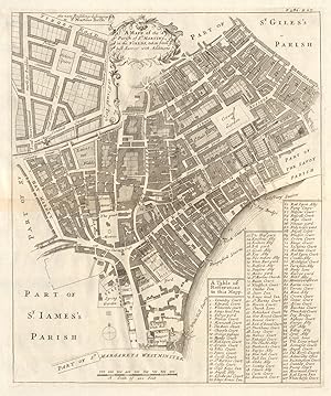 A mapp of the parish of St Martin's in the Fields