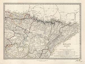 Bild des Verkufers fr SPAIN (ESPAA), II., North-East, Madrid to Mediterranean zum Verkauf von Antiqua Print Gallery