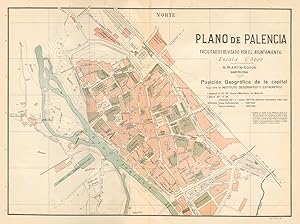 Plano de Palencia. Facilitado y revisado por el Ayuntamiento