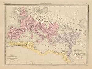 Empire Romain sous Constantin et sous Trajan [Roman Empire under Constantine and under Trajan]