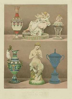 Coloured Porcelain - M.Gille Junr. Paris