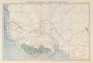 Bild des Verk�ufers f�r Afrique Occidentale Franaise - Economique zum Verkauf von Antiqua Print Gallery