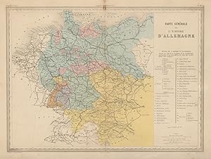 Carte Générale de l'Empire d'Allemagne [General Map of the German Empire]