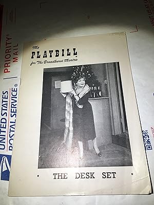 Seller image for 1956 Playbill for The Desk Set starring Shirley Booth for sale by Bristlecone Books  RMABA