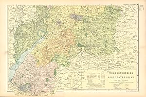 Image du vendeur pour Worcestershire and Gloucestershire, S mis en vente par Antiqua Print Gallery