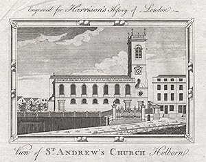 View of St Andrews Church, Holborn
