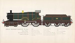 Great Western Railway No 3440 "City of Truro". Built at Swindon Works in 1903. Designed by Willia...