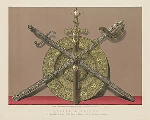 Swords & Salver - 1. by Castellani of Rome 2. by Rinzi of Milan 3,4. by Cortelazzo of Vicenza