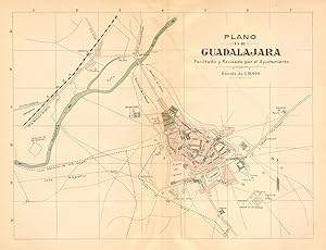 Plano de Guadalajara. Facilitado y revisado por el Ayuntamiento