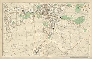 [Sheet 30 from Bacon's 1900 London street atlas covering part of South London inc. South Croydon,...