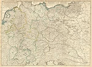 Seller image for L'Allemagne par cercles [This title has been overlaid onto the original title of the map: "Carte Generale de l'Empire d'Allemagne et Pays Circonvoisins."] for sale by Antiqua Print Gallery