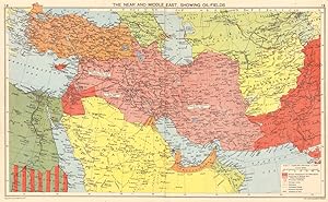 The Near and Middle East showing oil-fields