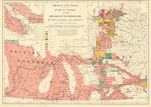 Origins of the people, 1901. British Columbia and Alberta